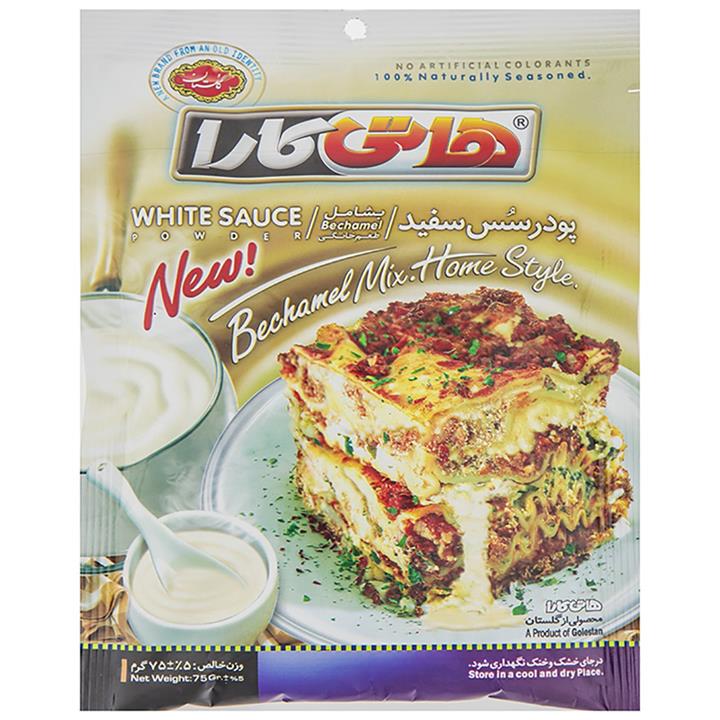 پودر سس سفید بشامل با طعم خانگی هاتی کارا مقدار 75 گرم Hoti Kara Bechamel Mix Home Style 85gr